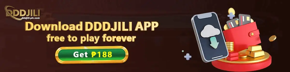 DDDJILI app download page with quick steps for login and register access