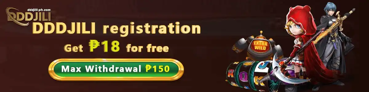 DDDJILI register page showing new user sign up form for online casino account access