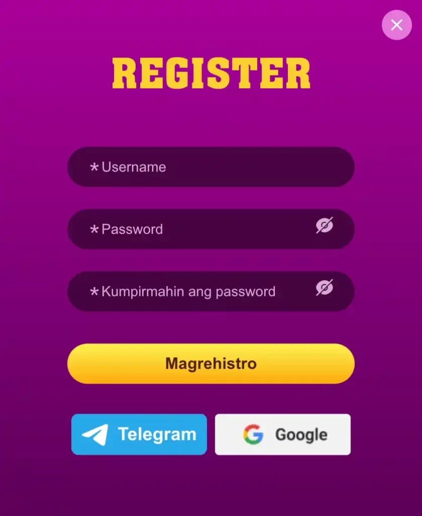 DDDJILI Secure online casino registration form with login option, access to casino games, and mobile app download for convenient gaming